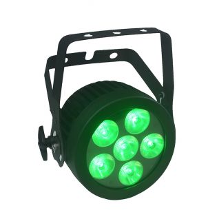 6X15 W RGBWA 5-in-1 LED Mini Slim Par Light With PowerCON